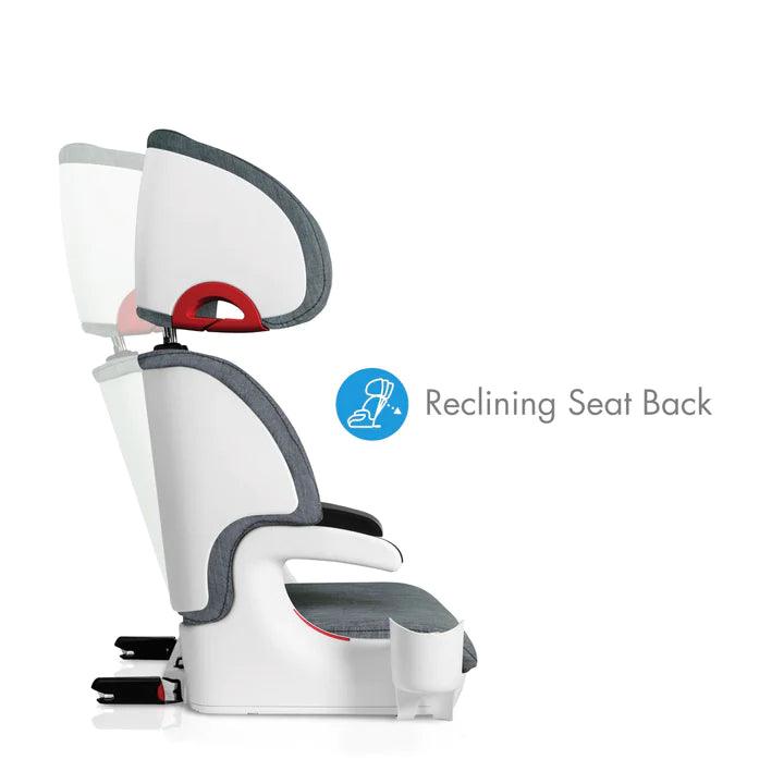 Clek Oobr High Back Belt Positioning Booster Car Seat - Mammoth (Merino wool + TENCEL Blend) - Traveling Tikes 