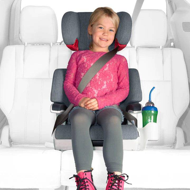 Clek Oobr High Back Belt Positioning Booster Car Seat - Mammoth (Merino wool + TENCEL Blend)