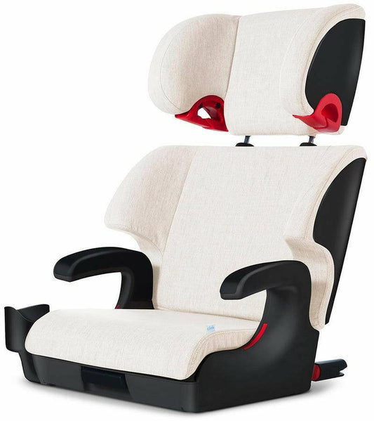 Clek Oobr High Back Belt Positioning Booster Car Seat - Marshamallow (C-Zero Plus) - Traveling Tikes 