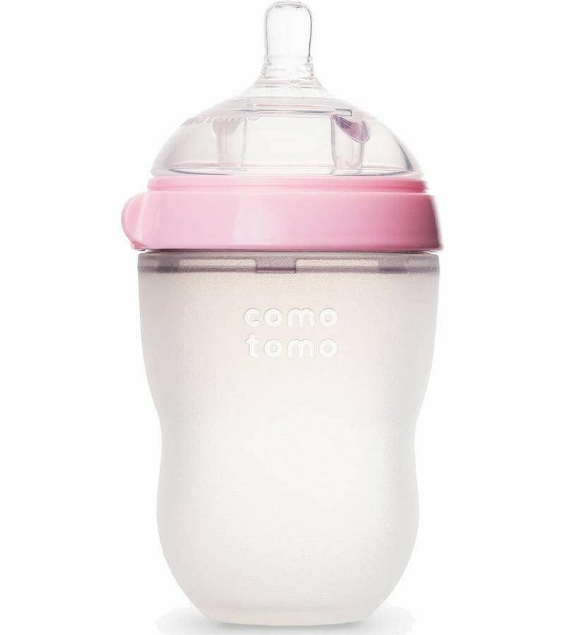 Comotomo Silicone Bottle 8oz- Pink 250P