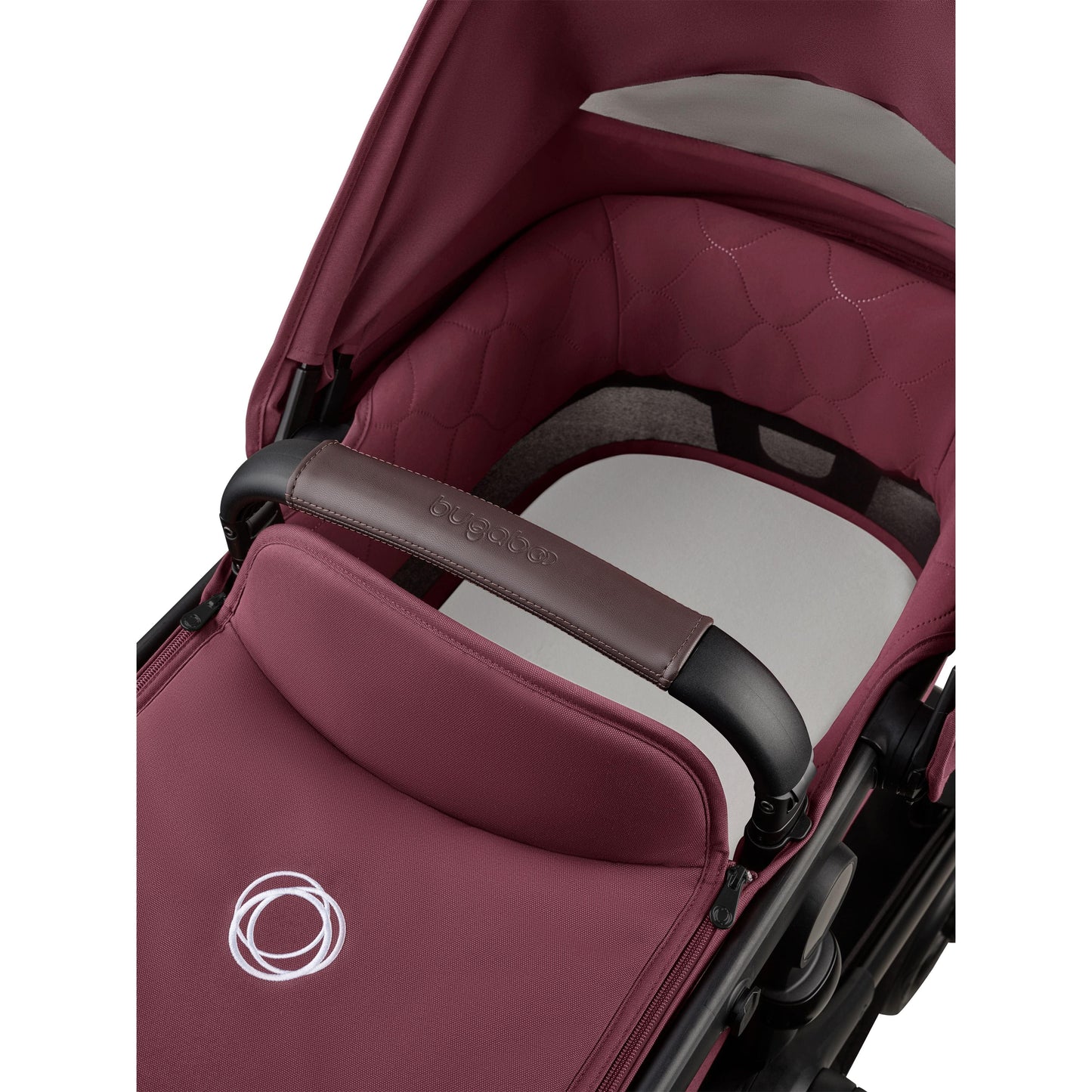 Bugaboo Kangaroo Complete - Black/Dark Cherry-Dark Cherry