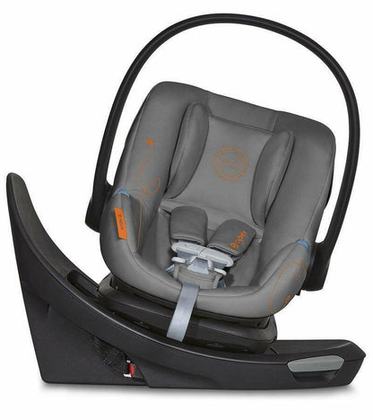 Cybex Aton G Swivel SensorSafe Infant Car Seat - Lava Grey - Traveling Tikes 