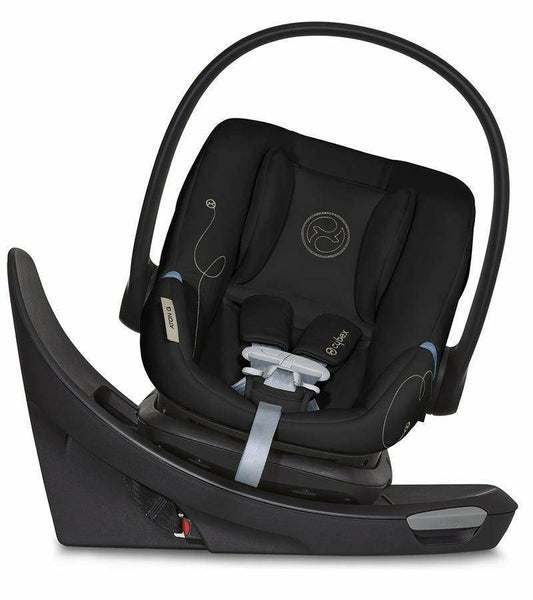 Cybex Aton G Swivel SensorSafe Infant Car Seat - Moon Black - Traveling Tikes 