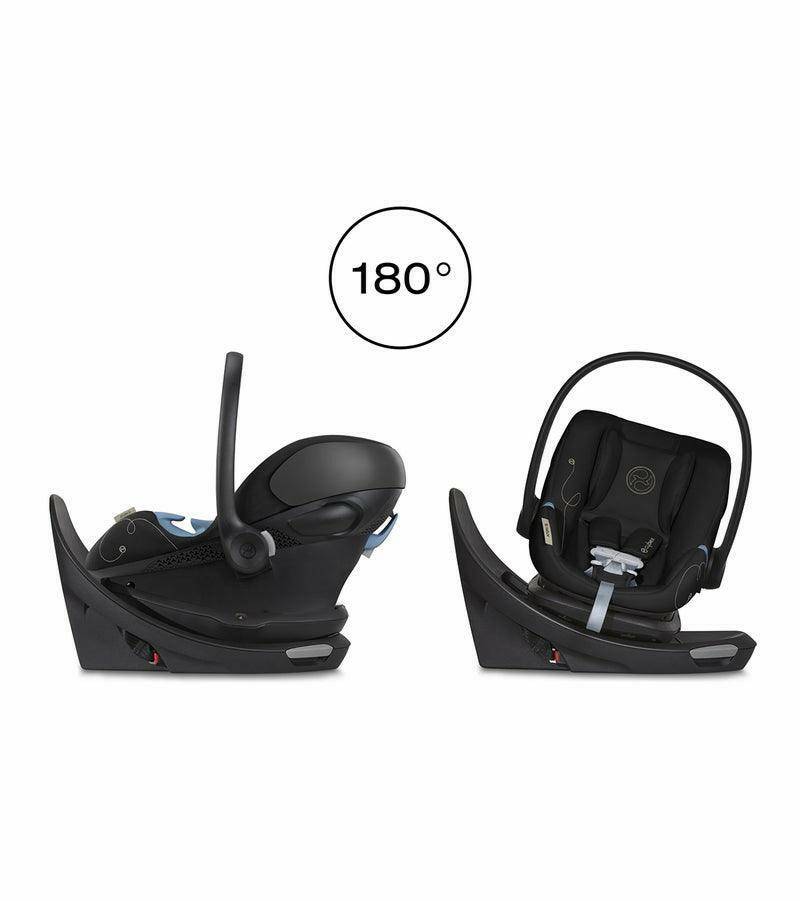 Cybex Aton G Swivel SensorSafe Infant Car Seat - Moon Black - Traveling Tikes 