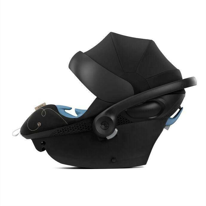 Cybex Aton G Swivel SensorSafe Infant Car Seat - Moon Black - Traveling Tikes 