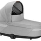 Cybex Balios S Lux 2 Stroller + Cot S Lux 2 Bundle - Silver Frame / Lava Grey