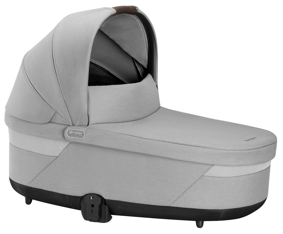 Cybex Balios S Lux 2 Stroller + Cot S Lux 2 Bundle - Silver Frame / Lava Grey