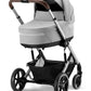 Cybex Balios S Lux 2 Stroller + Cot S Lux 2 Bundle - Silver Frame / Lava Grey