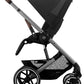 Cybex Balios S Lux 2 Stroller + Cot S Lux 2 Bundle - Silver Frame / Moon Black