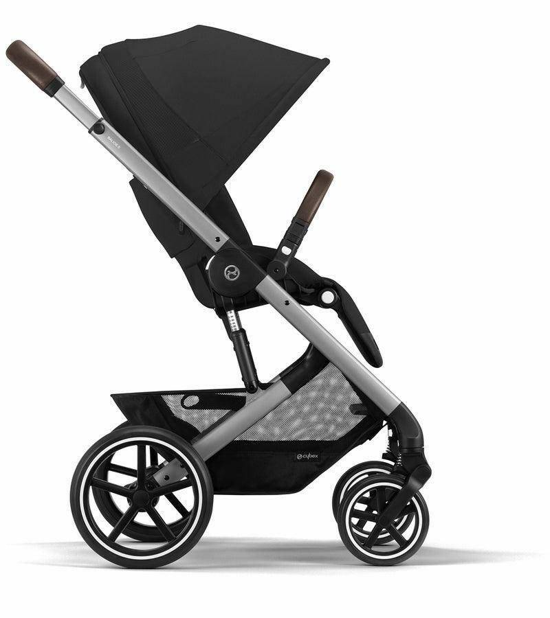 Cybex Balios S Lux 2 Stroller - Silver Frame / Moon Black - Traveling Tikes 