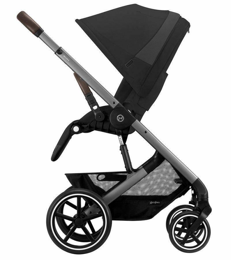 Cybex Balios S Lux 2 Stroller - Silver Frame / Moon Black - Traveling Tikes 