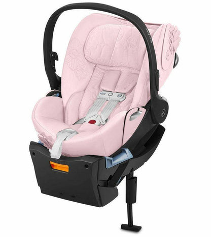 Cybex Cloud Q Sensorsafe Reclining Infant Car Seat - Simply Flowers - Pale Blush 521001299