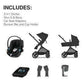 Cybex EOS Travel System - Moon Black (Black Frame) - Traveling Tikes 