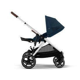 Cybex Gazelle S 2 Stroller – Silver Frame with Ocean Blue Seat