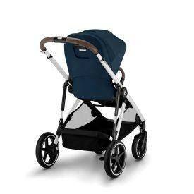 Cybex Gazelle S 2 Stroller – Silver Frame with Ocean Blue Seat