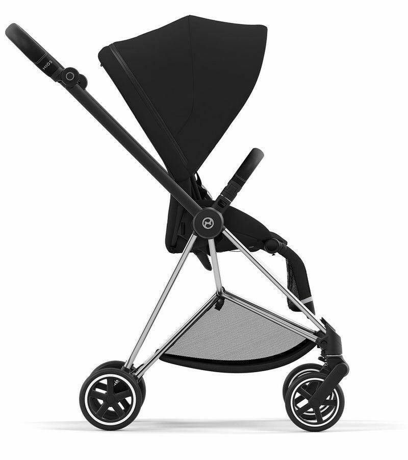 Cybex Mios 3 Stroller - Chrome / Black / Deep Black - Traveling Tikes 