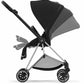 Cybex Mios 3 Stroller - Chrome / Black / Deep Black - Traveling Tikes 