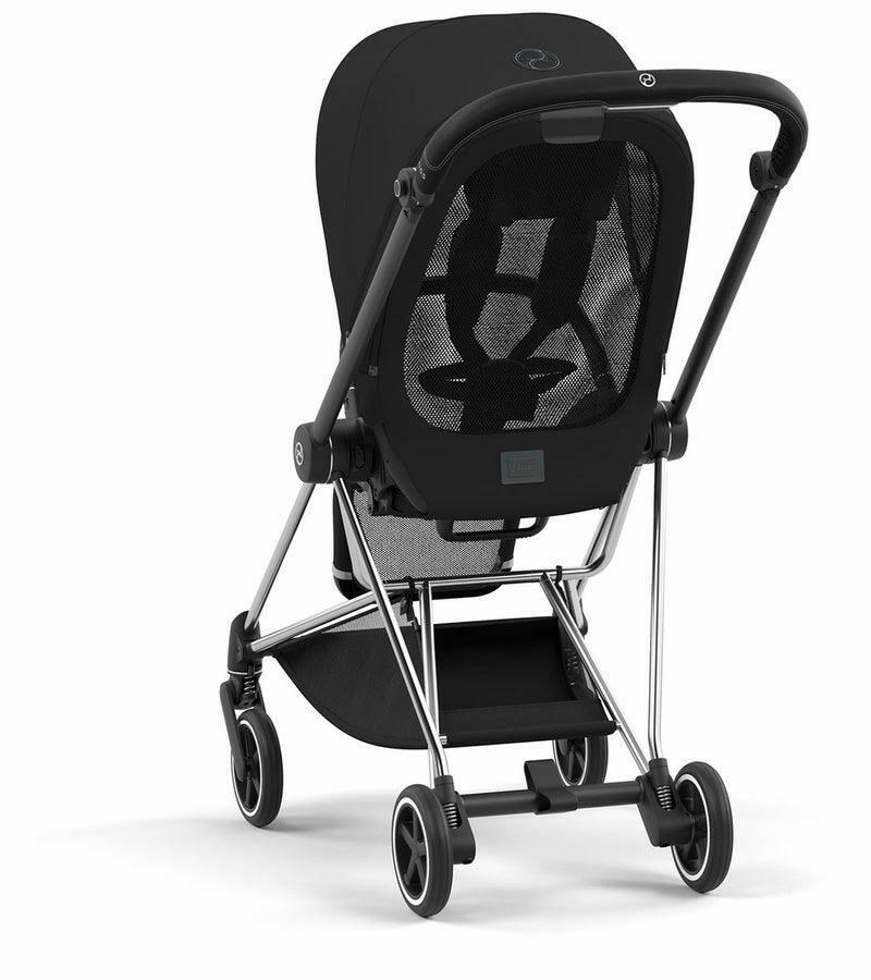 Cybex Mios 3 Stroller - Chrome / Black / Deep Black - Traveling Tikes 