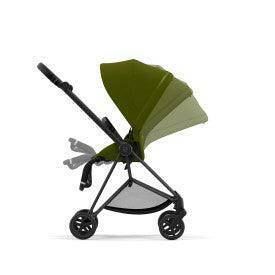 Cybex Mios 3 Stroller - Matte Black/Black Frame and Khaki Green Seat Pack - Traveling Tikes 