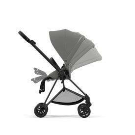 Cybex MIOS 3 Stroller - Matte Black/Black Frame and Soho Grey Seat Pack - Traveling Tikes 