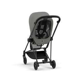 Cybex MIOS 3 Stroller - Matte Black/Black Frame and Soho Grey Seat Pack - Traveling Tikes 