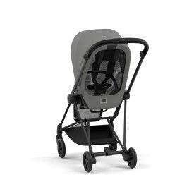 Cybex MIOS 3 Stroller - Matte Black/Black Frame and Soho Grey Seat Pack