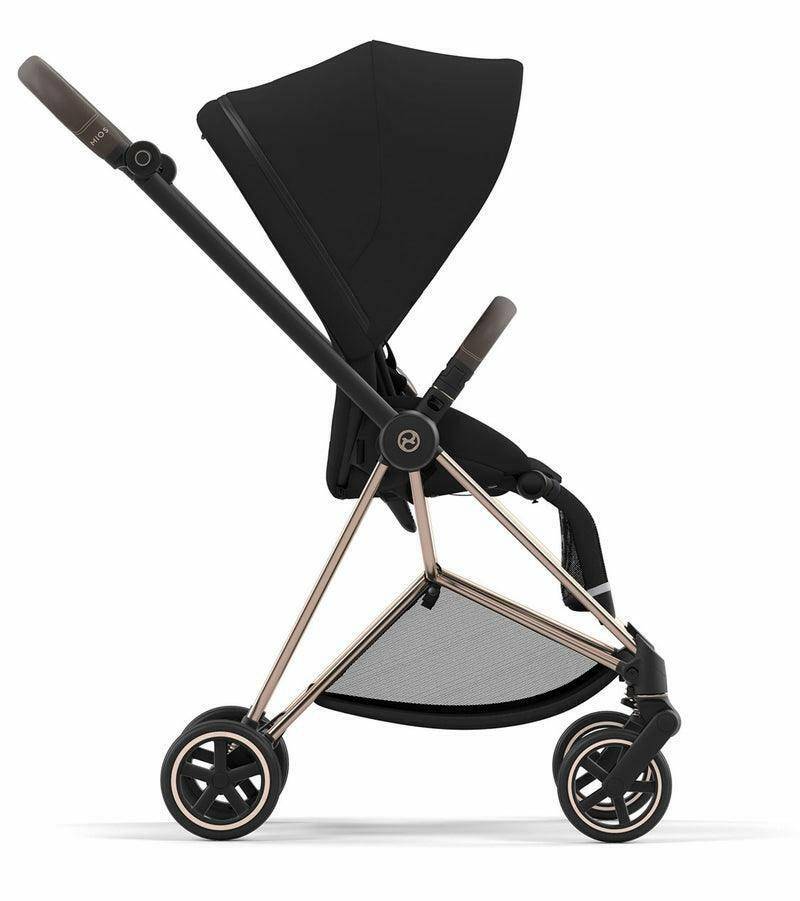 Cybex Mios 3 Stroller - Rose Gold / Brown / Deep Black - Traveling Tikes 