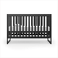 DaDaDa Austin 3-in-1 Convertible Crib - Black - Traveling Tikes 