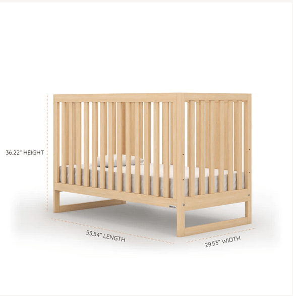 DaDaDa Austin 3-in-1 Convertible Crib - Natural - Traveling Tikes 