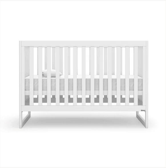 DaDaDa Austin 3-in-1 Convertible Crib - White - Traveling Tikes 