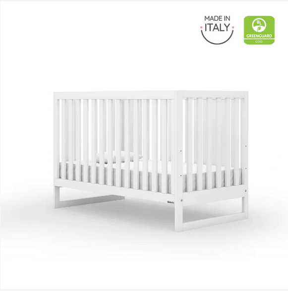 DaDaDa Austin 3-in-1 Convertible Crib - White - Traveling Tikes 