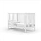 DaDaDa Austin 3-in-1 Convertible Crib - White - Traveling Tikes 