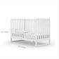 DaDaDa Austin 3-in-1 Convertible Crib - White - Traveling Tikes 