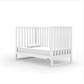 DaDaDa Austin 3-in-1 Convertible Crib - White - Traveling Tikes 