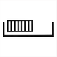 Dadada Crib Conversion Kit (Toddler Bed Rail) Black - Traveling Tikes 