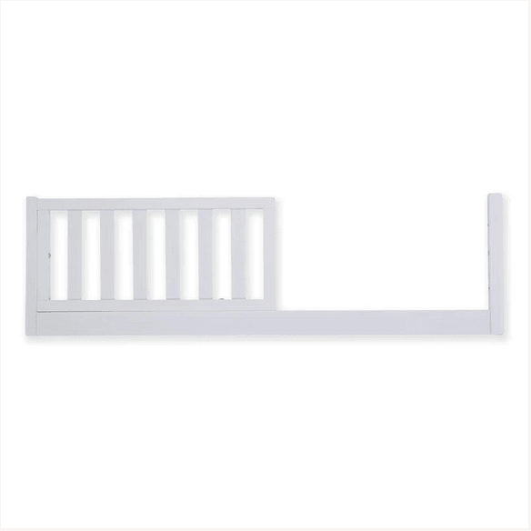 Dadada Crib Conversion Kit (Toddler Bed Rail) White - Traveling Tikes 