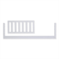 Dadada Crib Conversion Kit (Toddler Bed Rail) White - Traveling Tikes 