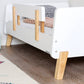 Dadada Muse Toddler Bed White + Natural - Traveling Tikes 