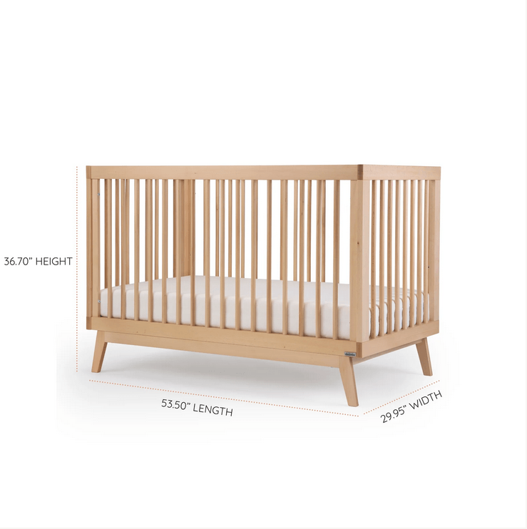 DaDaDa Soho 3-in-1 Convertible Crib - Natural - Traveling Tikes 