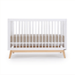 DaDaDa Soho 3-in-1 Convertible Crib - White/Natural