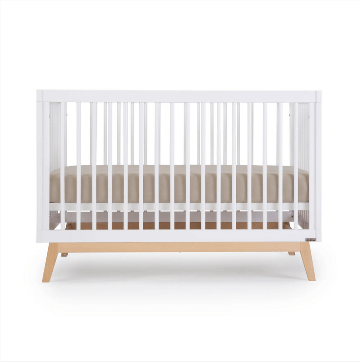 DaDaDa Soho 3-in-1 Convertible Crib - White/Natural