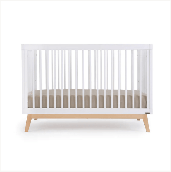 DaDaDa Soho 3-in-1 Convertible Crib - White/Natural