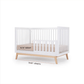 DaDaDa Soho 3-in-1 Convertible Crib - White/Natural