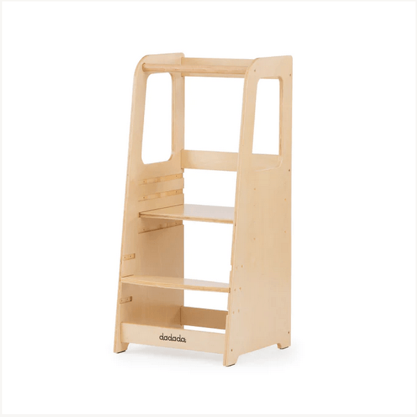 Dadada Toddler Tower - Natural - Traveling Tikes 