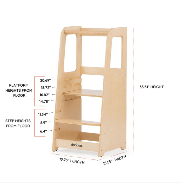 Dadada Toddler Tower - Natural