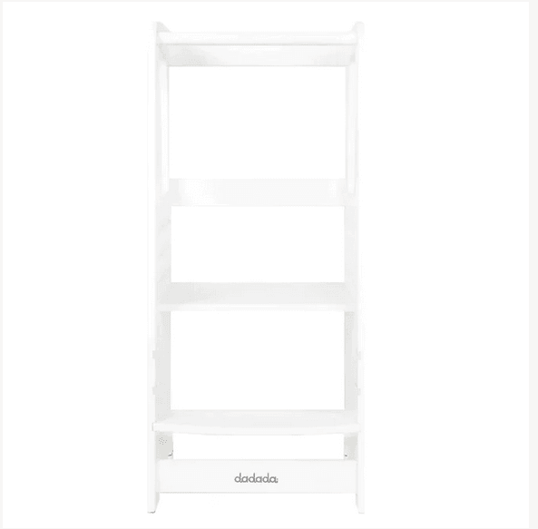 Dadada Toddler Tower - White - Traveling Tikes 