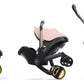 Doona+ Infant Car Seat & Stroller - Blush Pink - Traveling Tikes 