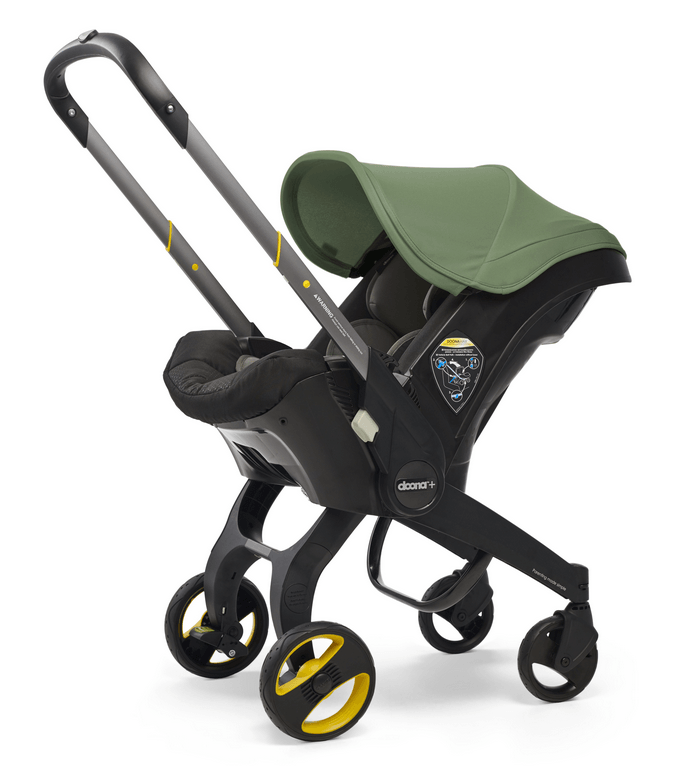 Doona+ Infant Car Seat & Stroller - Desert Green - Traveling Tikes 