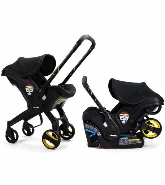 Doona+ Infant Car Seat & Stroller - Midnight - Traveling Tikes 