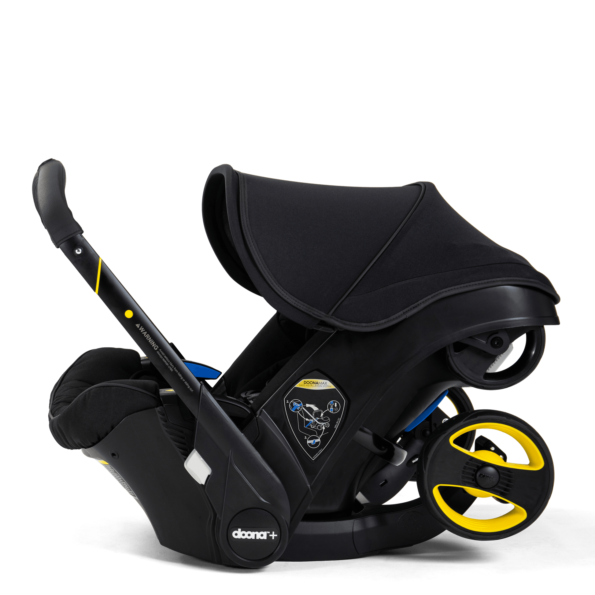 Doona+ Infant Car Seat & Stroller - Midnight - Traveling Tikes 